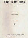 This Is My Song used sheet music