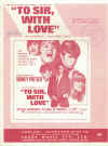 To Sir With Love 1967 Lulu sheet music