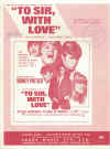 To Sir With Love 1967 Lulu used sheet music