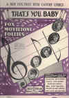 That's You Baby sheet music