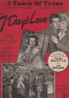 A Touch Of Texas (1942) song from film '7 Days' Leave' by Frank Loesser Jimmy McHugh 
used original piano sheet music score for sale in Australian second hand music shop