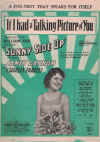 If I Had A Talking Picture Of You sheet music
