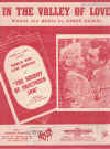 In The Valley Of Love from 'The Sheriff Of Fractured Jaw' (1958) used sheet music