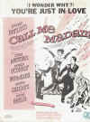 (I Wonder Why?) You're Just In Love 1950 used sheet music