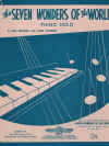 The Seven Wonders Of The World used sheet music