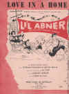 Love In A Home from 'Li'l Abner' (1956) used sheet music