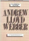 Andrew Lloyd Webber For Classical Guitar arranged John Zaradin Tim Phillips (1988) ISBN 0711916195 used classical guitar sheet music scores for sale in Australian 
second hand music shop
