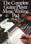 The Complete Guitar Player Music Writing Pad