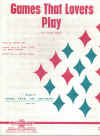 Games That Lovers Play (Eine Ganze Nacht) (1966) sheet music