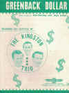 Greenback Dollar (1962) The Kingston Trio sheet music