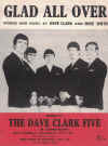 Glad All Over (1963) Dave Clark Mike Smith The Dave Clark Five used original piano sheet music score for sale in Australian second hand music shop