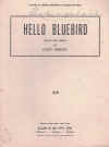 Hello Bluebird used sheet music