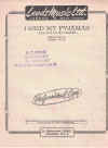 I Said My Pajamas (And Put On My Pray'rs) used sheet music