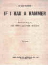 If I Had A Hammer used sheet music