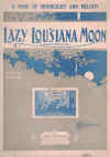 Lazy Lou'siana Moon (1930) sheet music