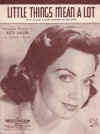 Little Things Mean A Lot used sheet music