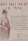 Little Grey Sweetheart Of Mine (1921) sheet music
