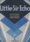 Little Sir Echo (1939) sheet music