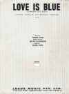 Love Is Blue (L'Amour est Bleu) (1966) sheet music