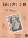 Make Love To Me sheet music