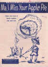 Ma I Miss Your Apple Pie used sheet music