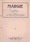 Margie (1920) sheet music