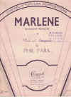 Marlene (Pronounced May-La-Na) (1943) sheet music