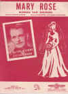 Mary Rose (Bloesem Van Seringen) 1948 sheet music