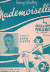 Mademoiselle (1933) sheet music