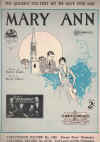 Mary Ann (1927) sheet music