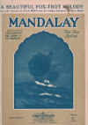 Mandalay (1924) sheet music