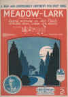 Meadow-Lark (1926) sheet music