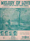 Melody Of Love (Hold Me In Your Arms, Dear) used sheet music