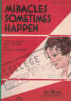 Miracles Sometimes Happen (1936) sheet music