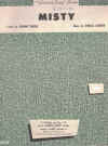 Misty used sheet music