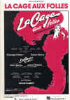 La Cage Aux Folles Vocal Selections piano songbook (1983) ISBN 088188555X HL00384040 by Jerry Herman arranged Patrick 
Holland used piano song book for sale in Australian second hand music shop