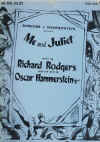 Me And Juliet Vocal Selections piano songbook (1986) by Oscar Hammerstein II Richard Rodgers used piano song book for sale in Australian second hand music shop