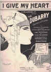 I Give My Heart from 'The Dubarry' (1932) sheet music
