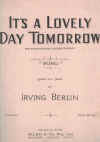It's A Lovely Day Tomorrow from 'Louisiana Purchase' (1940) sheet music