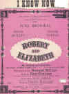 I Know Now from 'Robert And Elizabeth' 1964 used sheet music