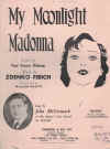 My Moonlight Madonna 1933 sheet music