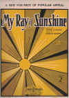 My Ray Of Sunshine (1930) sheet music