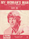 My Woman's Man used sheet music