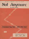 Not Anymore used sheet music