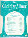The Cloister Album of Voluntaries for the Harmonium or American Organ Book 2 used organ music book for sale in Australian second hand music shop
