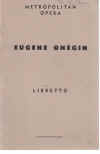 Eugene Onegin Opera Libretto English Version Pushkin P I Tchaikovsky Henry Reese Schirmer Edition No.2282 used book for sale in Australian second hand music shop