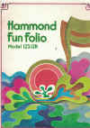 Hammond Fun Folio Model 123J2R Organ Owner's Manual