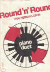 Round 'n' Round piano duet by Lynn Freeman Olson used piano duet sheet music score for sale in Australian second hand music shop