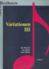 Beethoven Variationen fur Klavier Urtext Book III used book for sale