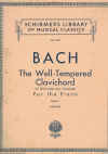 Bach The Well-Tempered Clavichord For The Piano Book I